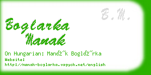 boglarka manak business card